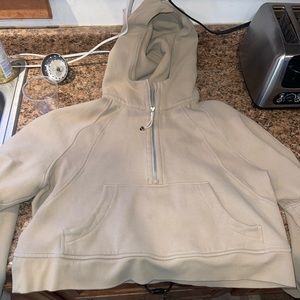 Lululomen 1/2 Zip Scuba in the tan color